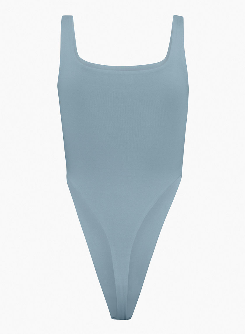 Aritzia Babaton Contour Tank Bodysuit Womens SZ XS Iceberg Blue