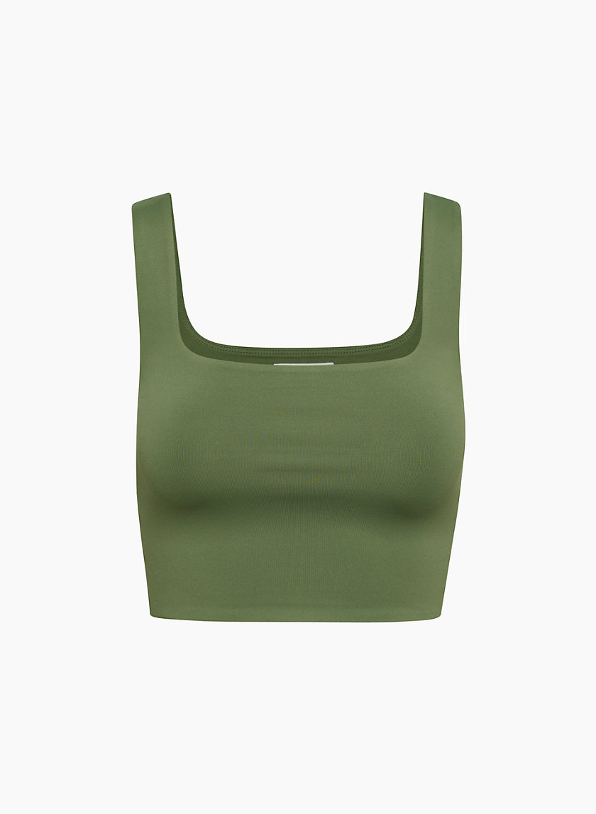 Columbia Training CSC Sculpt mid support tank top in green Exclusive at  ASOS