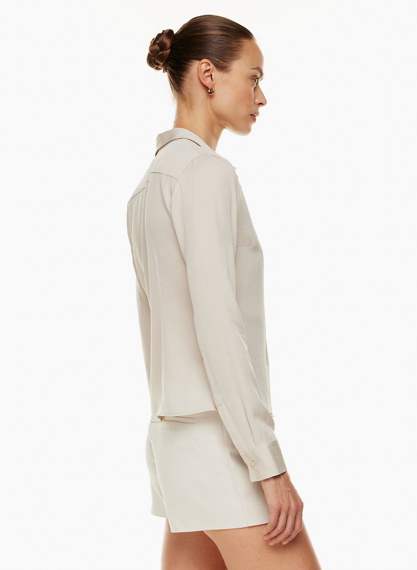 Babaton CONNERY SILK SHIRT | Aritzia US