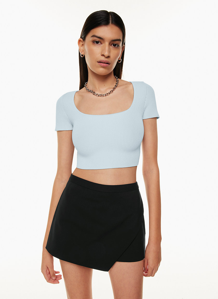 Babaton SCULPT KNIT SQUARENECK TOP | Aritzia Archive Sale US