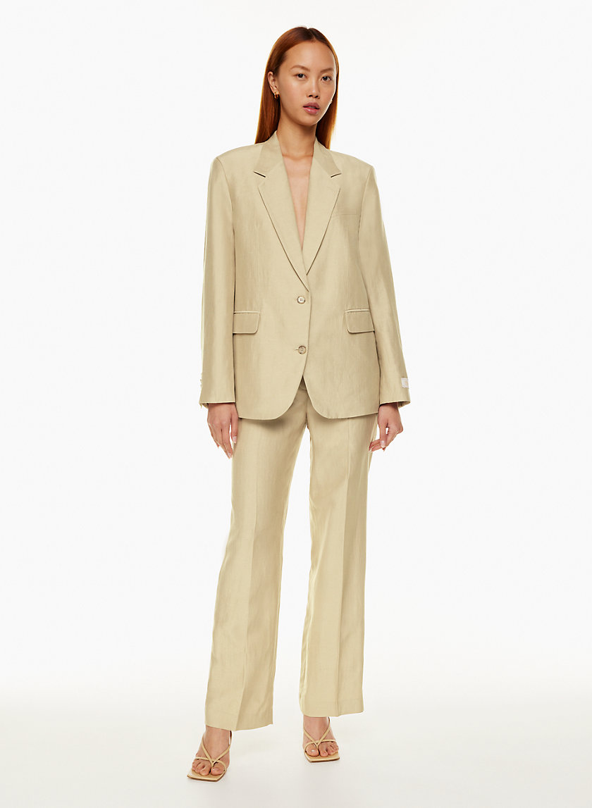 Babaton NEW AGENCY LINEN BLAZER | Aritzia INTL