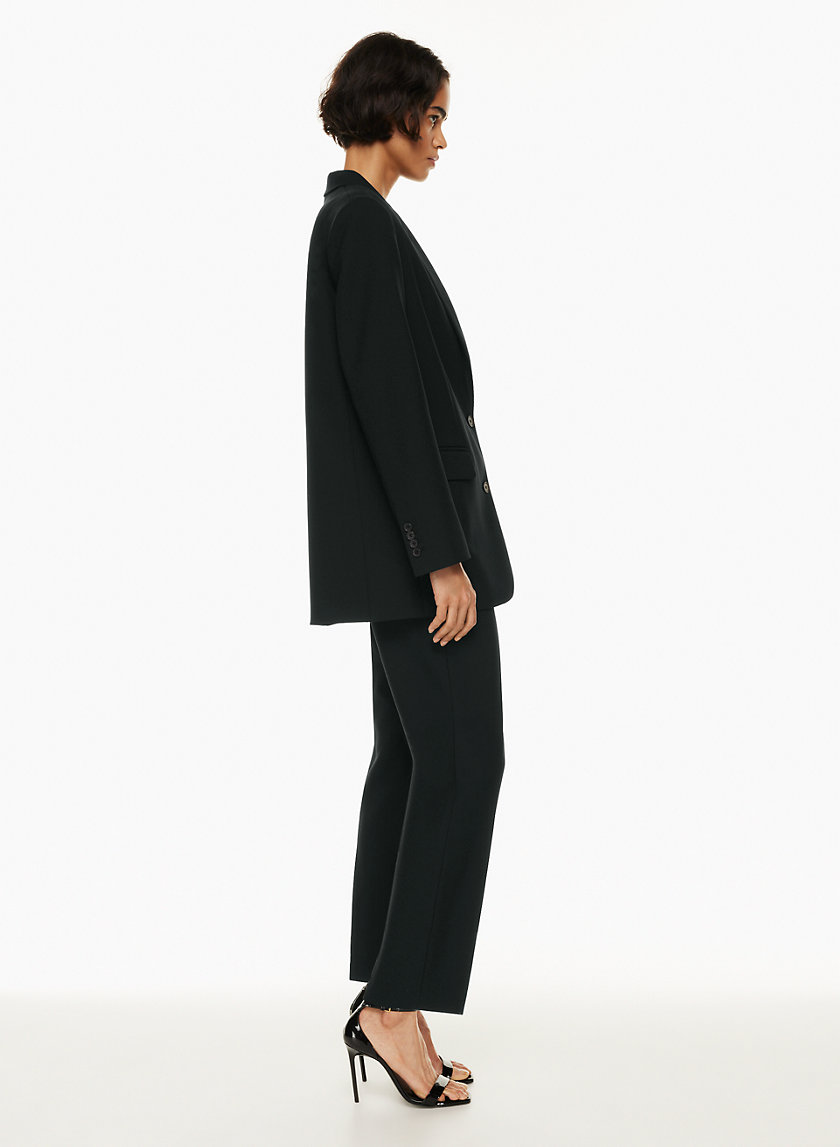 Formal Pantsuit for Business Women, Tall Women Pantsuit and Padded Blazer,  Special Event Black Pantsuit for Women -  Canada