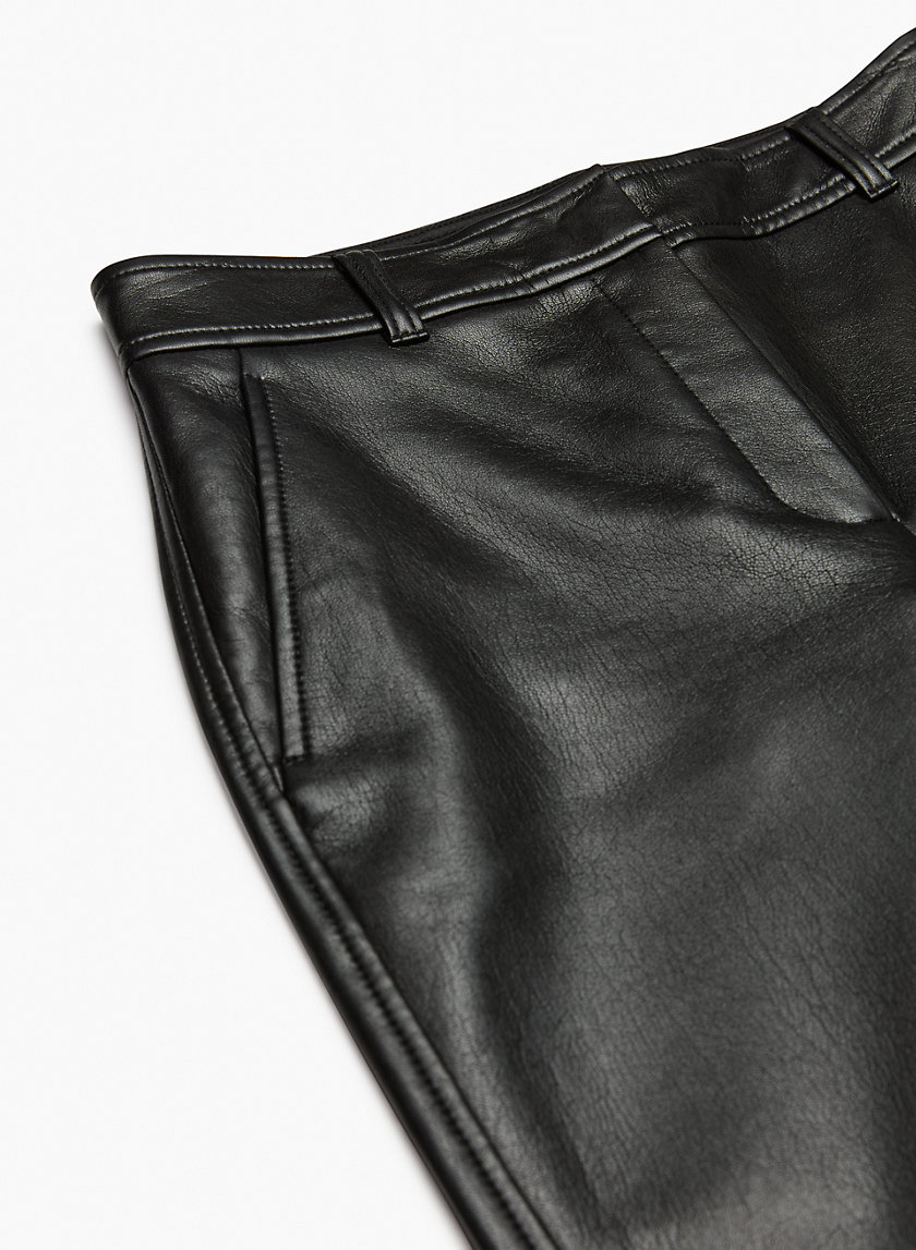 Atari Cut Out Leather Pants