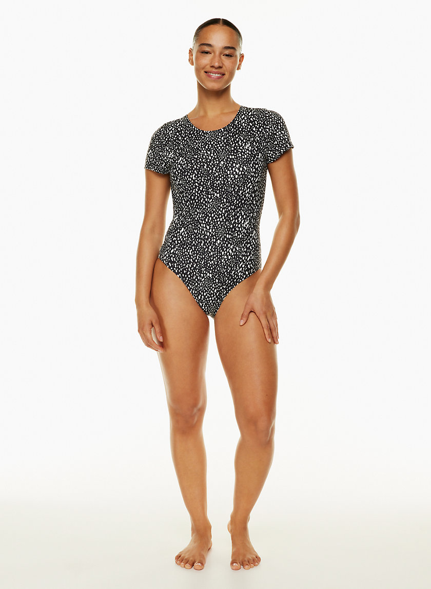 Lucky Brand Junior's Stitch in Time High Neck Monokini One Piece