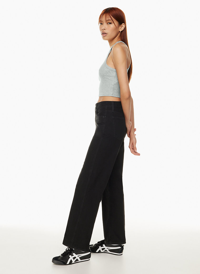 Monki Straight Leg Ribbed Jersey Trousers 2024, Buy Monki Online