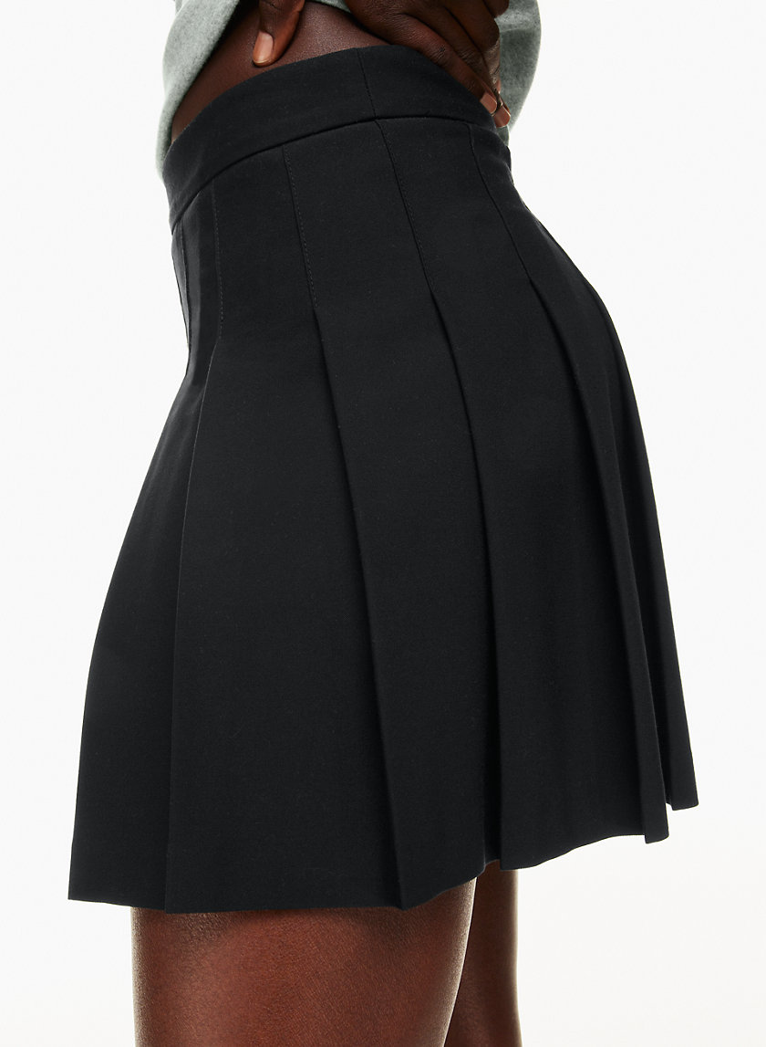 Sunday Best OLIVE MICRO PLEATED SKIRT Aritzia CA
