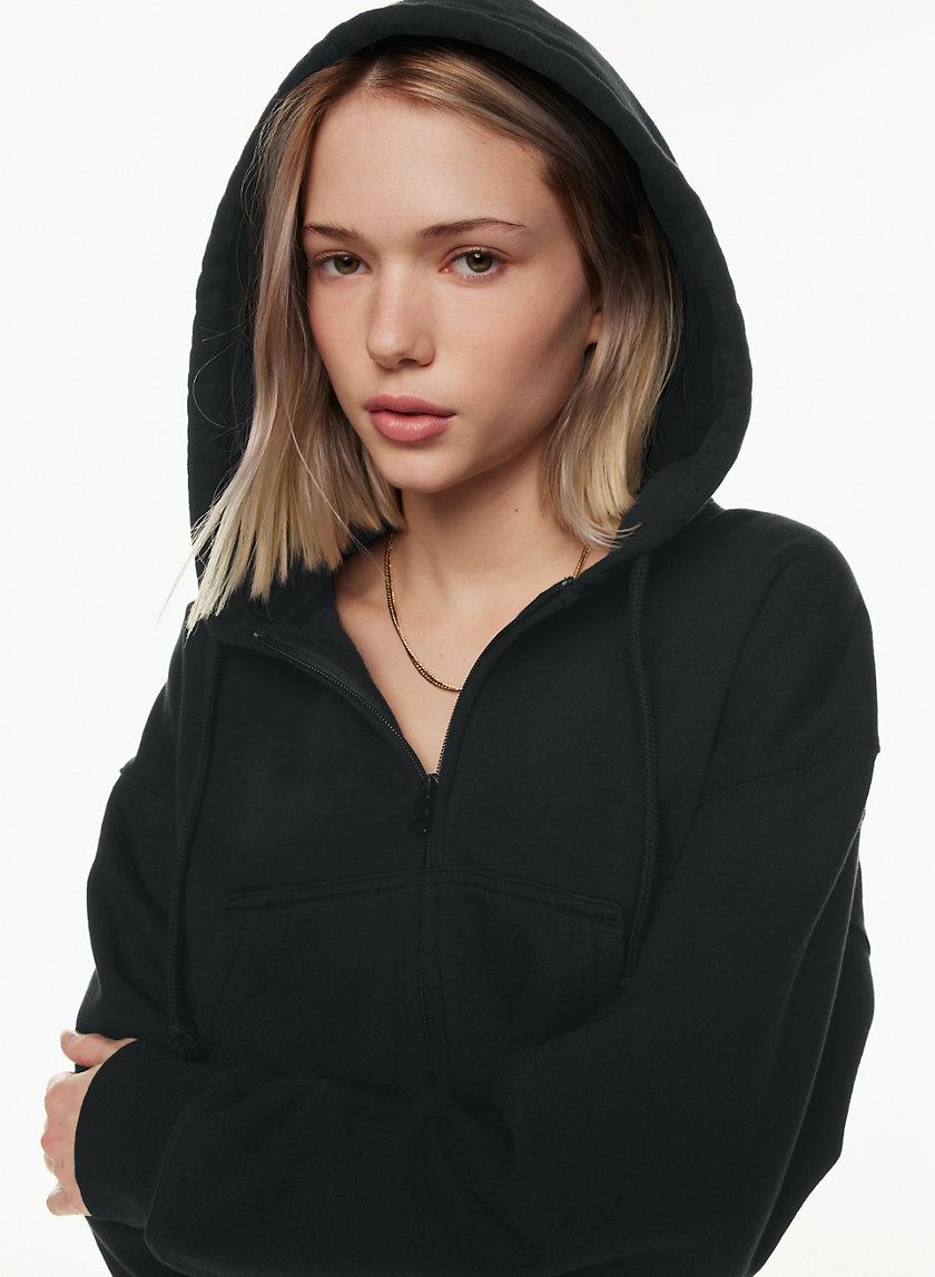 Tna EXTRA FLEECE BOYFRIEND BOXY ZIP HOODIE Aritzia US