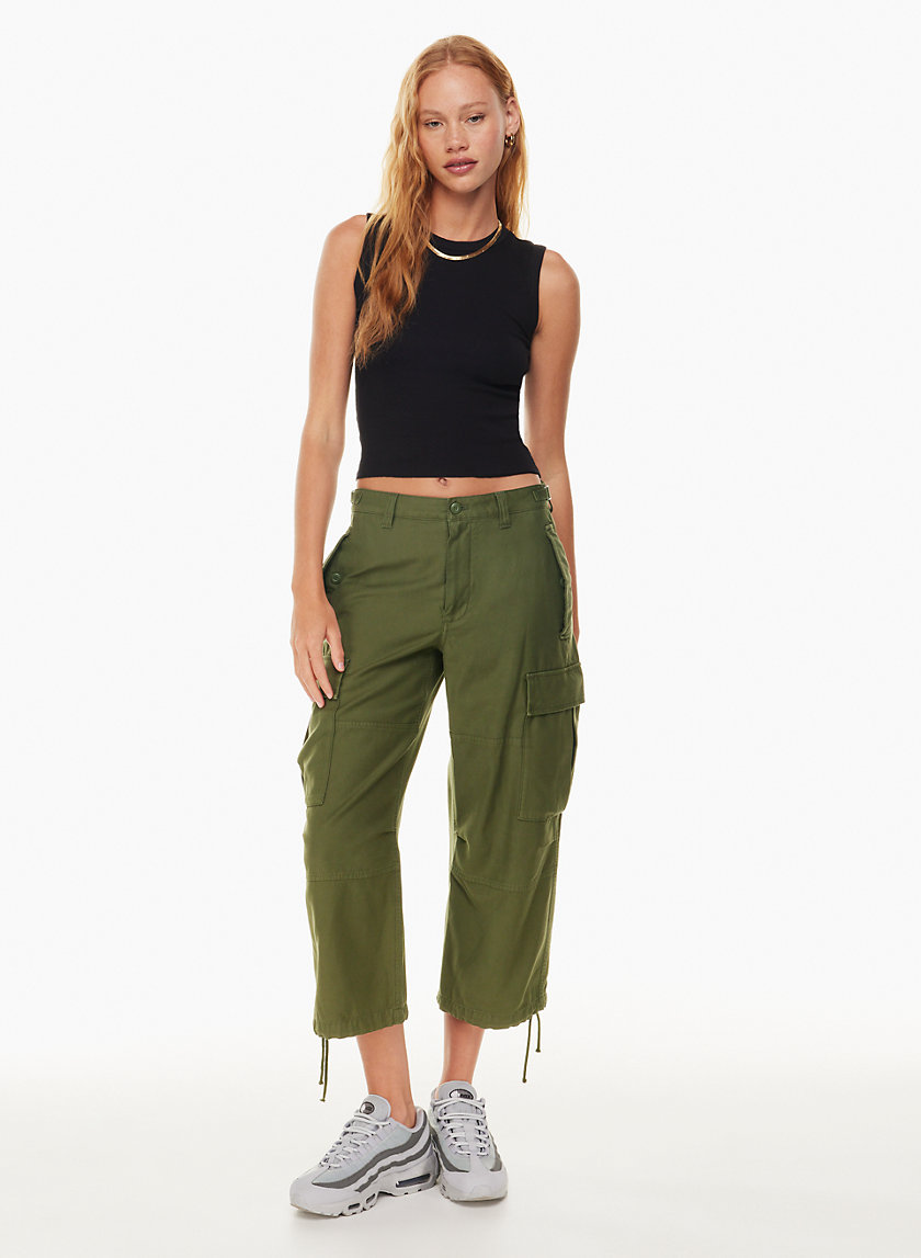 Cropped-fit Offwhite Cargo Pants