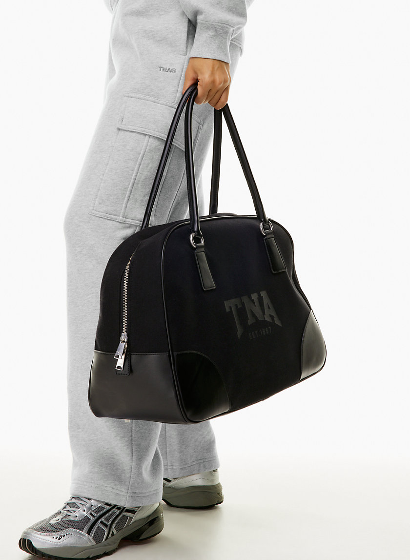 Summit patent leather bowling bag