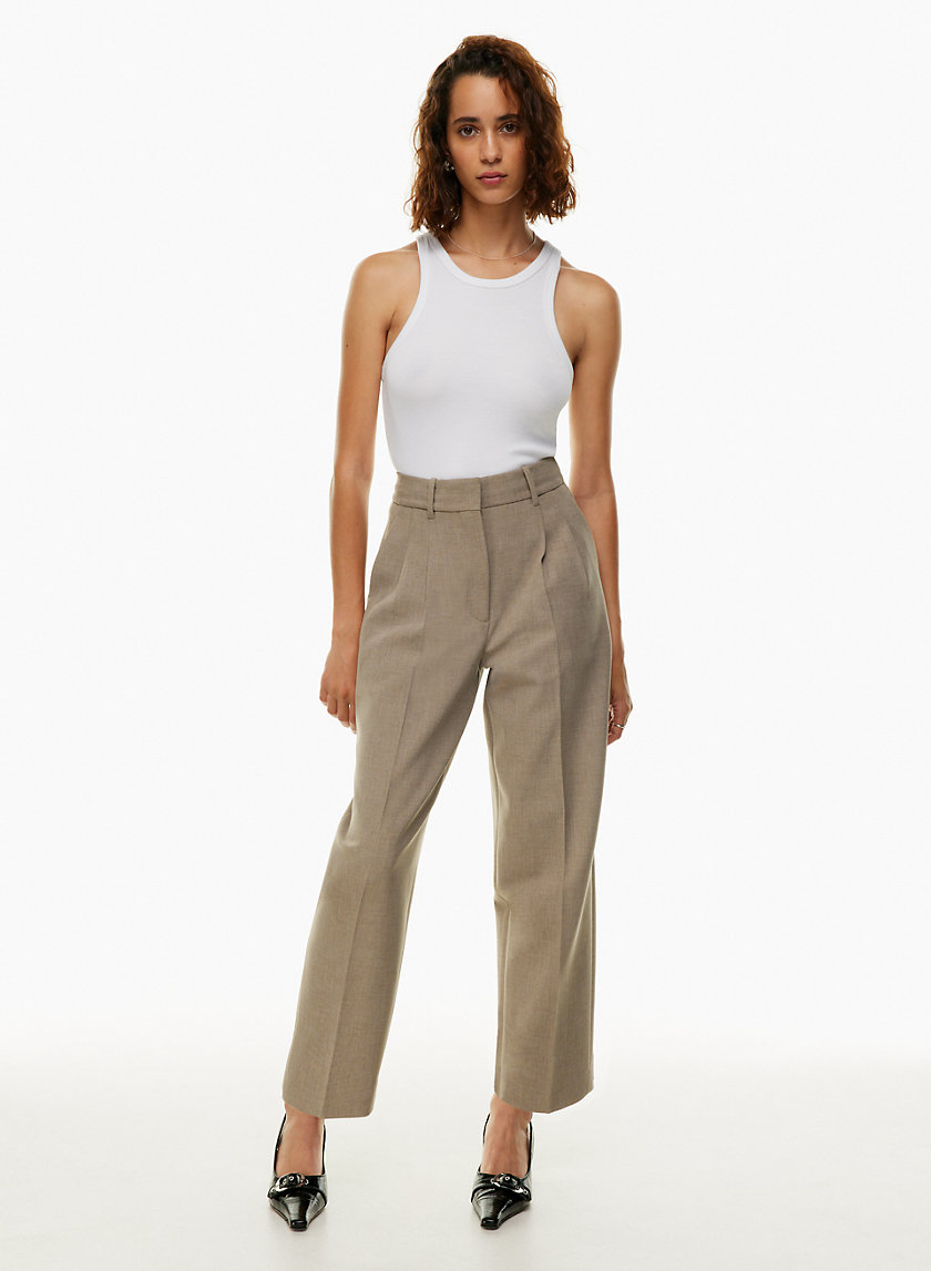ONLY ONLEVILA-LANA CARROT PANT - Trousers - toasted coconut/sand