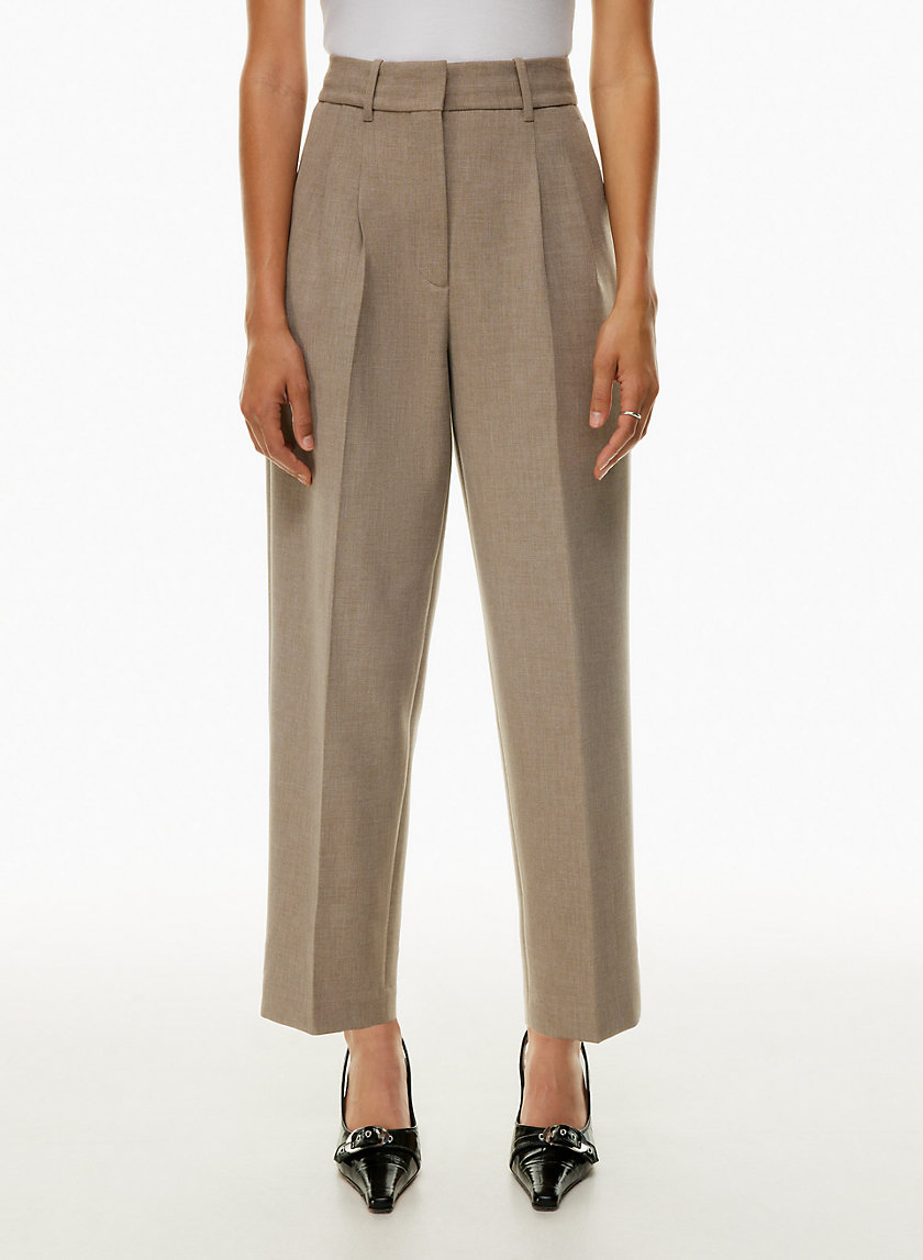 ONLY ONLEVILA-LANA CARROT PANT - Trousers - toasted coconut/sand