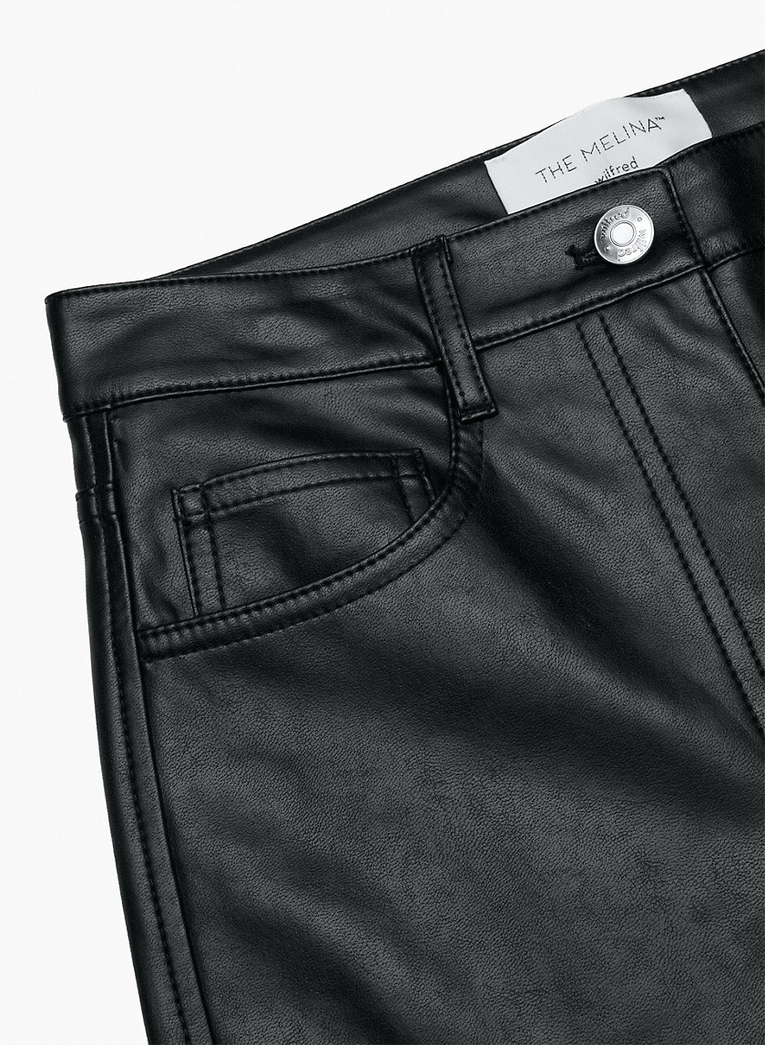 Classic Black Skinny Pants / Essential Stretch Slacks / Sleek Body Contour  Fit Pants