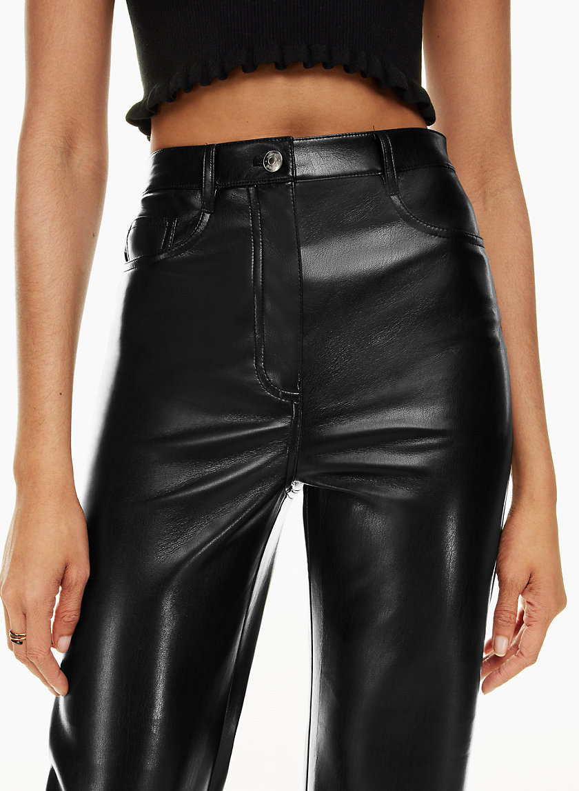 CLIV Faux Leather Leggings for Women Tummy Control  Ubuy India