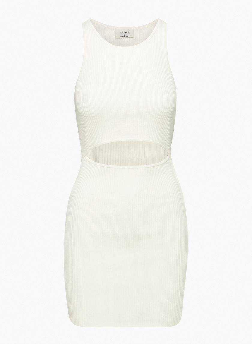 Wilfred CUTOUT KNIT TANK MINI DRESS | Aritzia CA