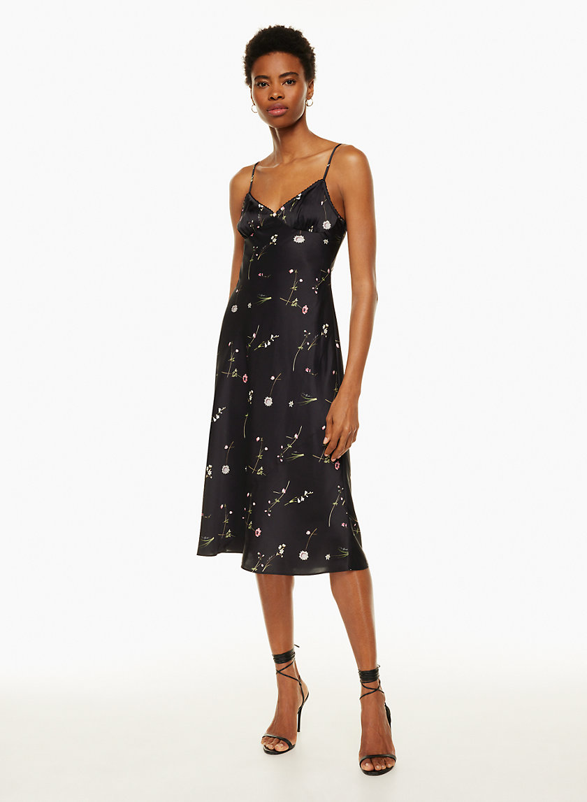 Aritzia black slip store dress