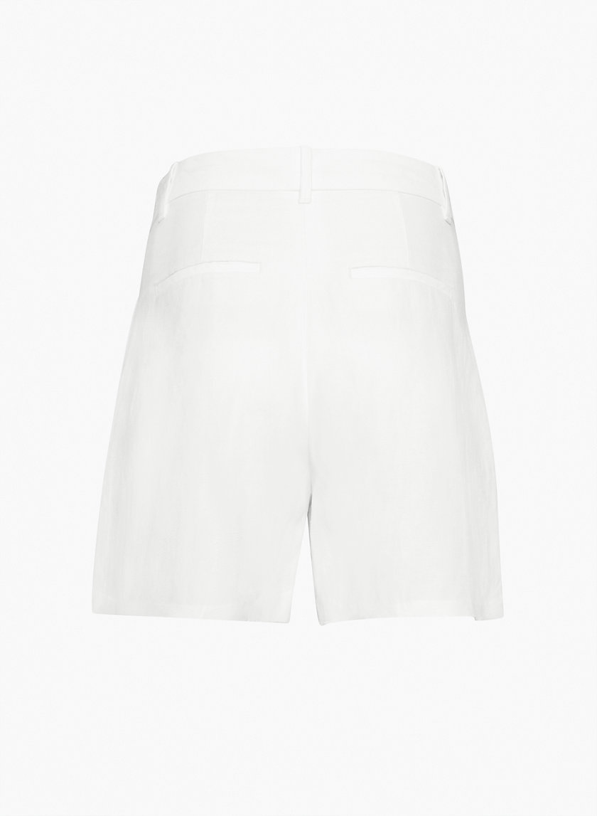 The Effortless Pant™ THE EFFORTLESS SHORT™ LINEN MID-THIGH | Aritzia US