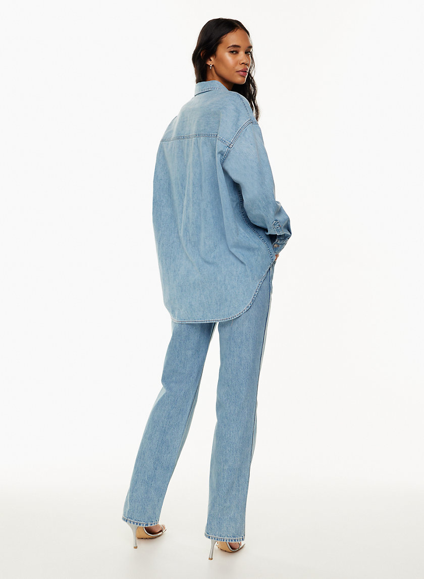 Denim Forum THE '80S COMFY DENIM SHIRT | Aritzia US