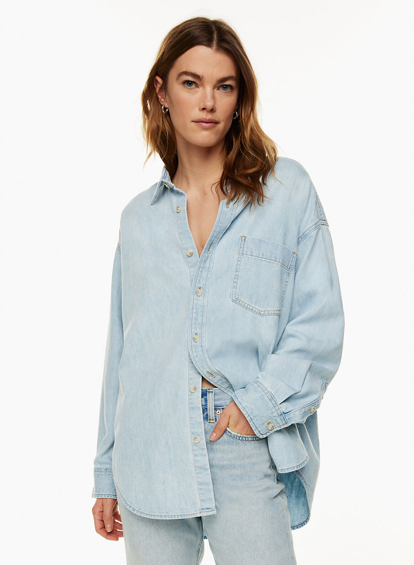 Denim Forum THE '80S COMFY DENIM SHIRT | Aritzia INTL