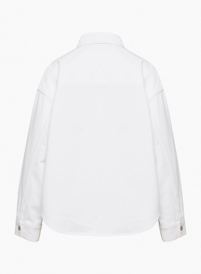 White Denim Shirt Jacket