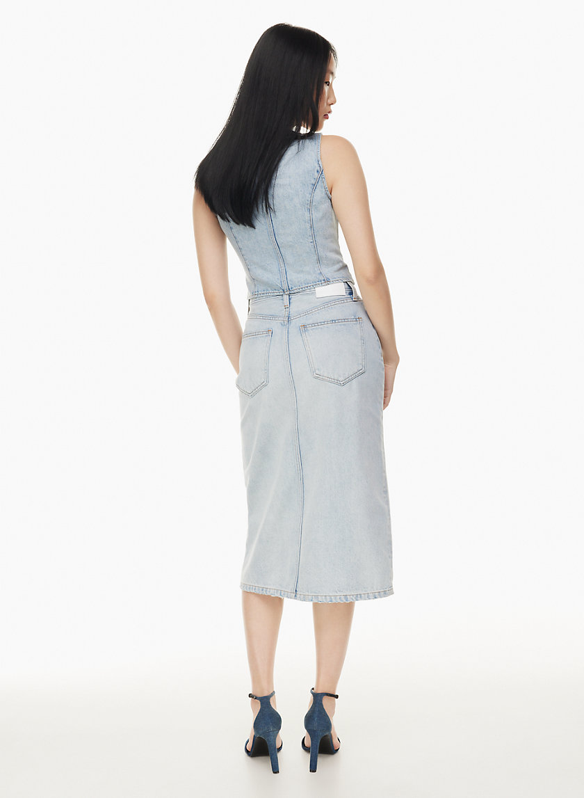 Denim Forum THE '90S HALLE JEAN SKIRT | Aritzia US