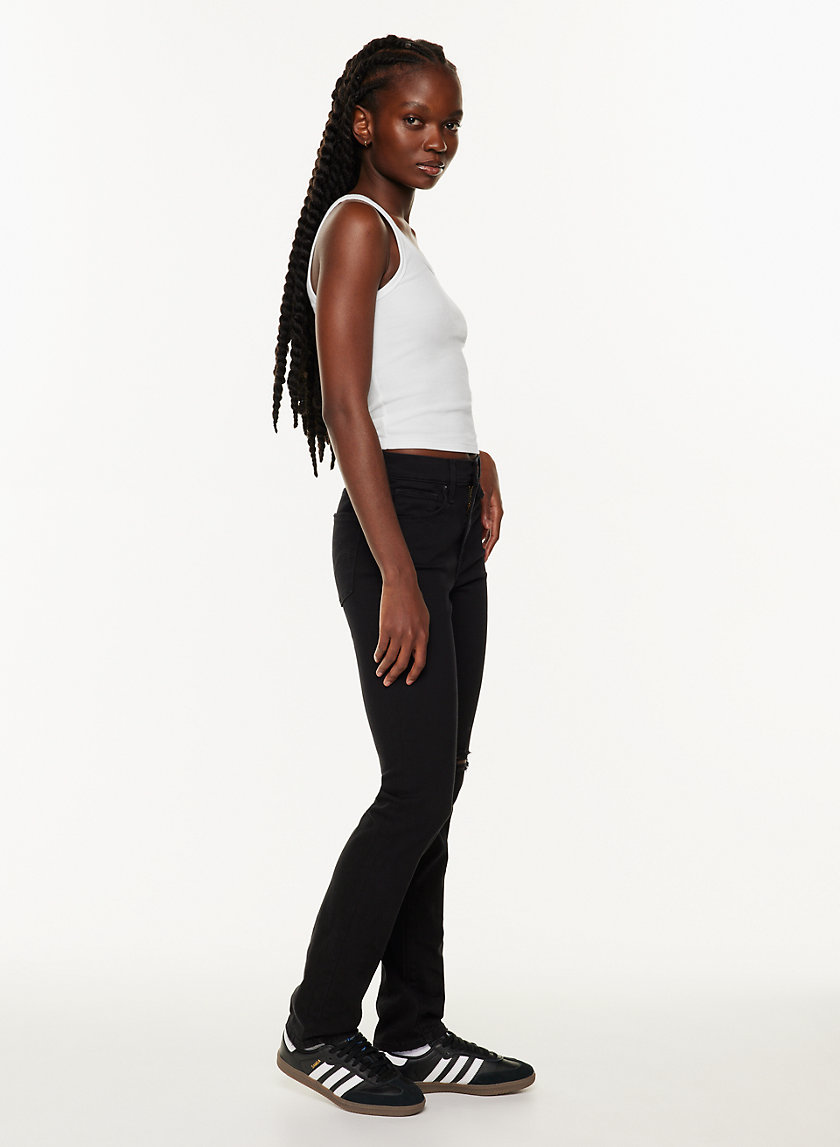 Levis 724 Straight Jeans Womens High Rise Five Pocket Hyper Soft Stretch  Denim