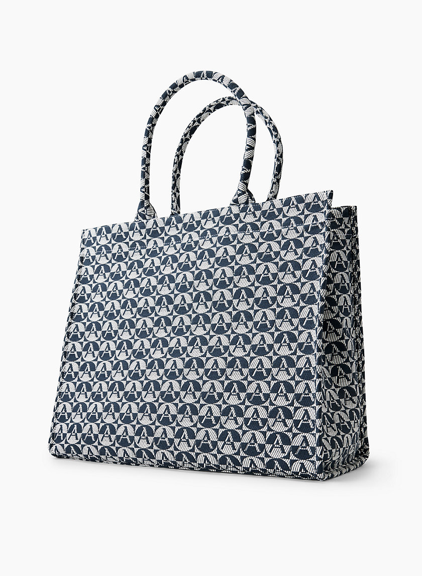 Zign Cotton Large Tote Bag, Size: One Size, White
