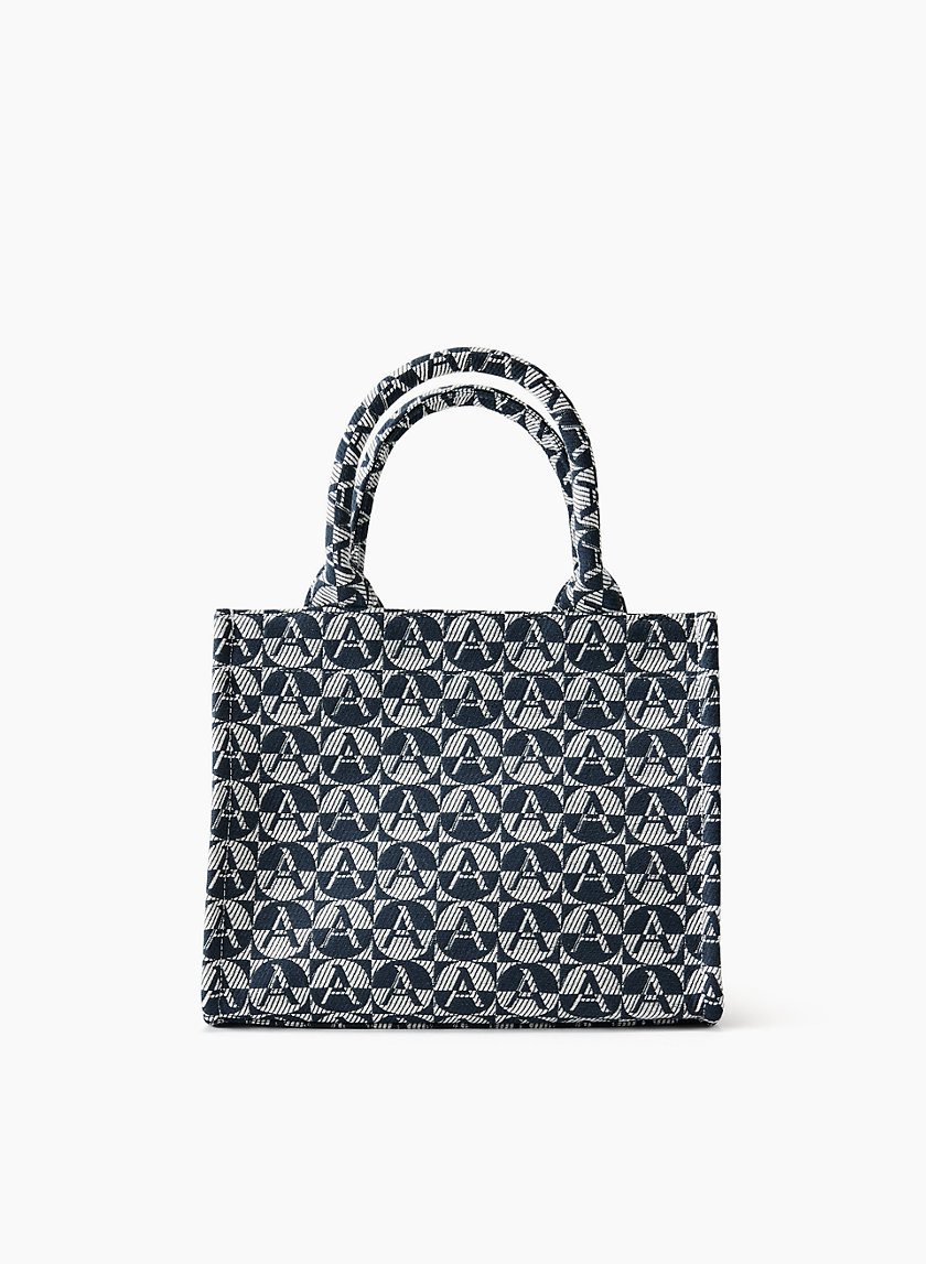 H&M Jacquard Weave Animal LARGE Cotton Book Tote Handbag Bag Limited Edition