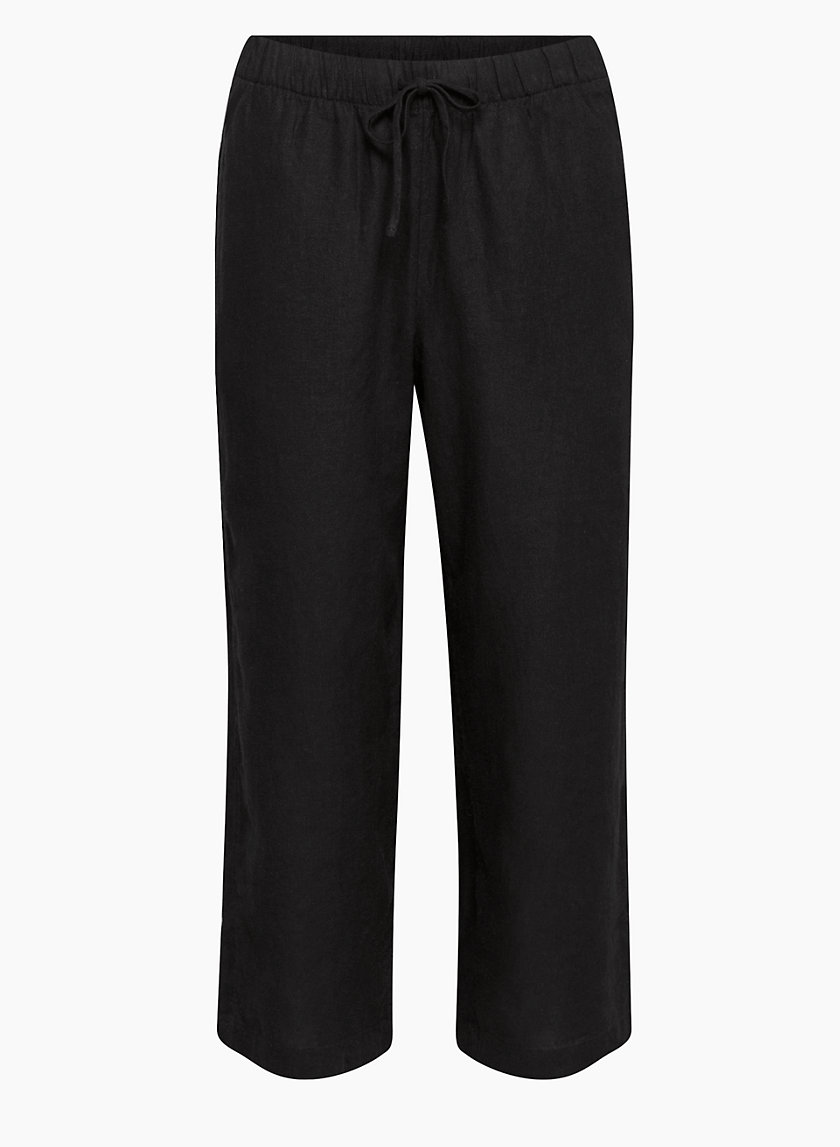 The Group by Babaton SONTAG LINEN CROPPED PANT | Aritzia INTL