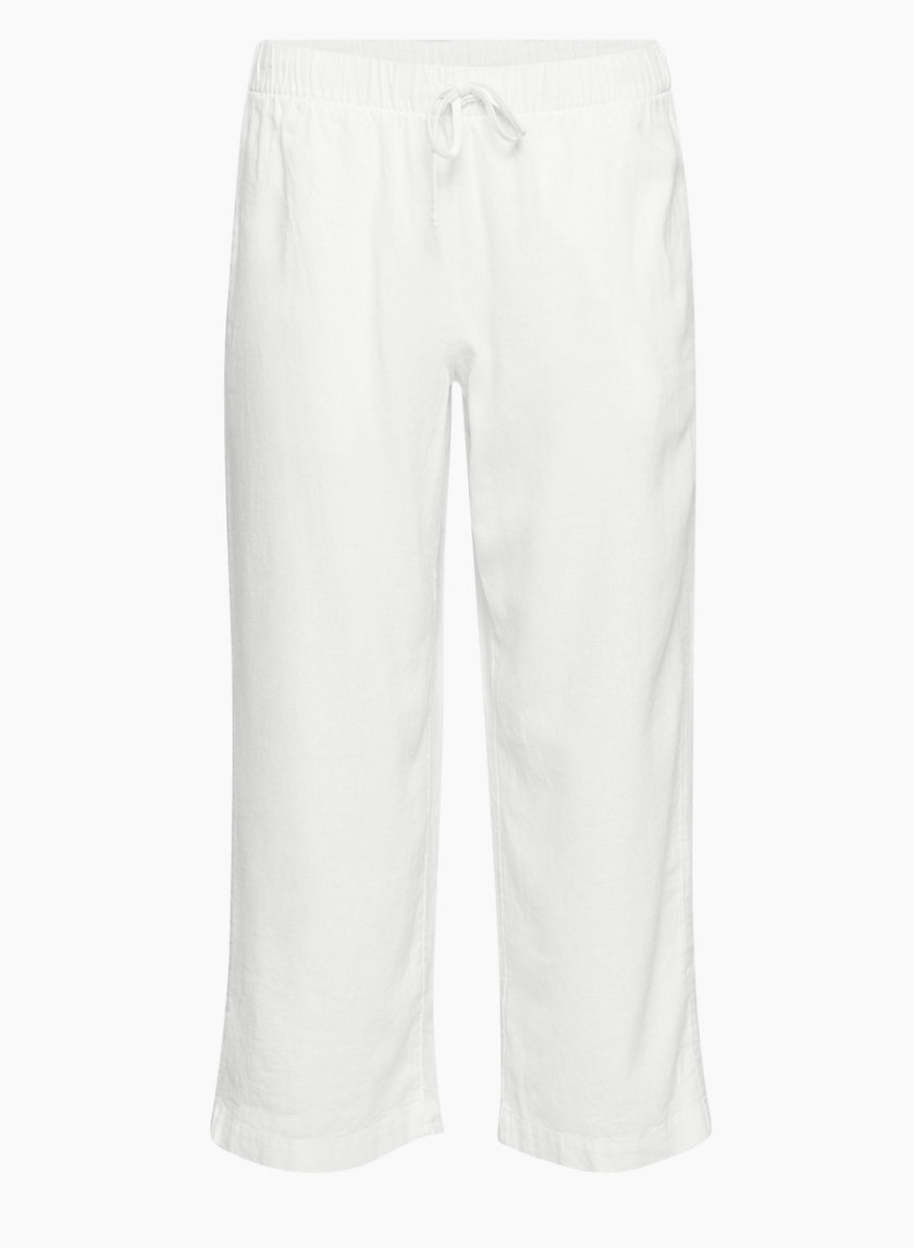 The Group by Babaton SONTAG LINEN CROPPED PANT | Aritzia CA