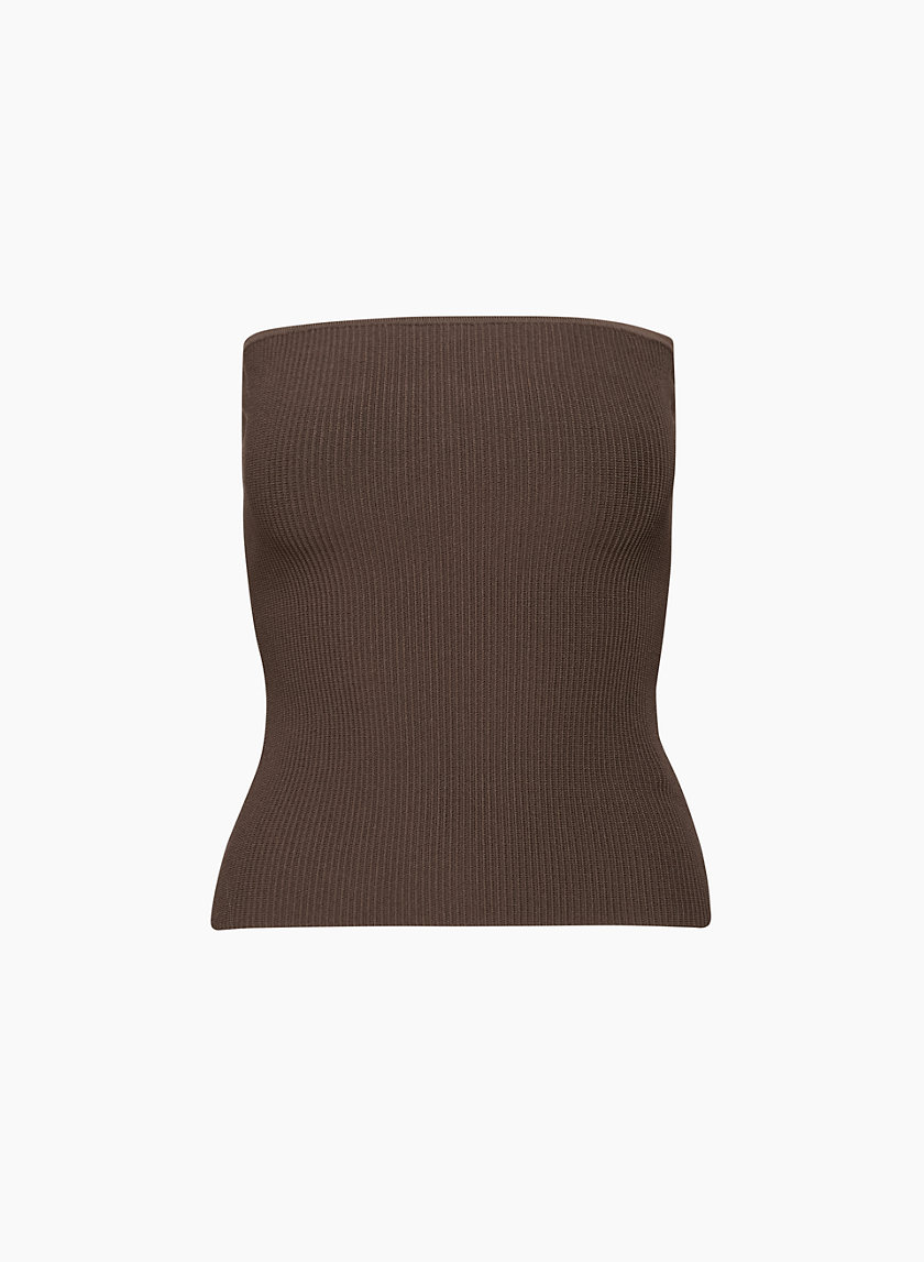 Aritzia Babaton Sculpt Knit Cropped Tube Top, Women's Fashion, Clothes on  Carousell