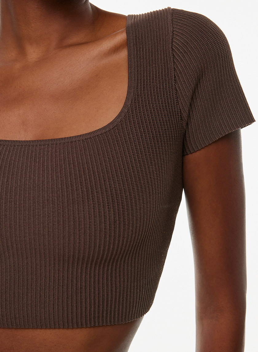 SCULPT KNIT SQUARENECK CROPPED TANK curated on LTK