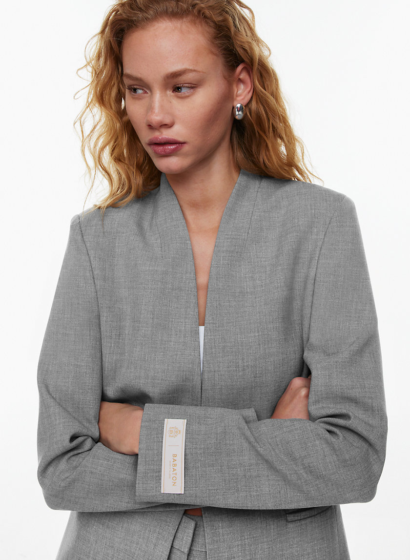 Forever 21 Women's Active Seamless Bustier Jacket in Heather Grey