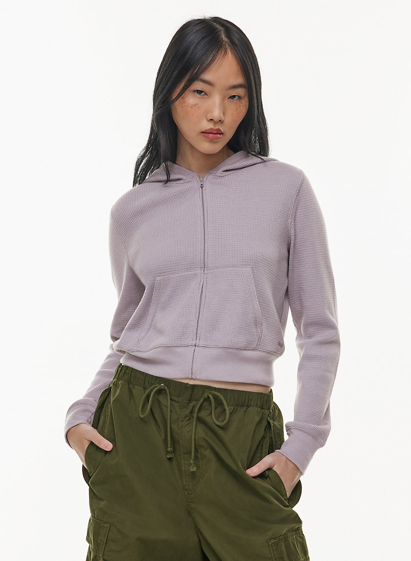 Aritzia cropped best sale zip up