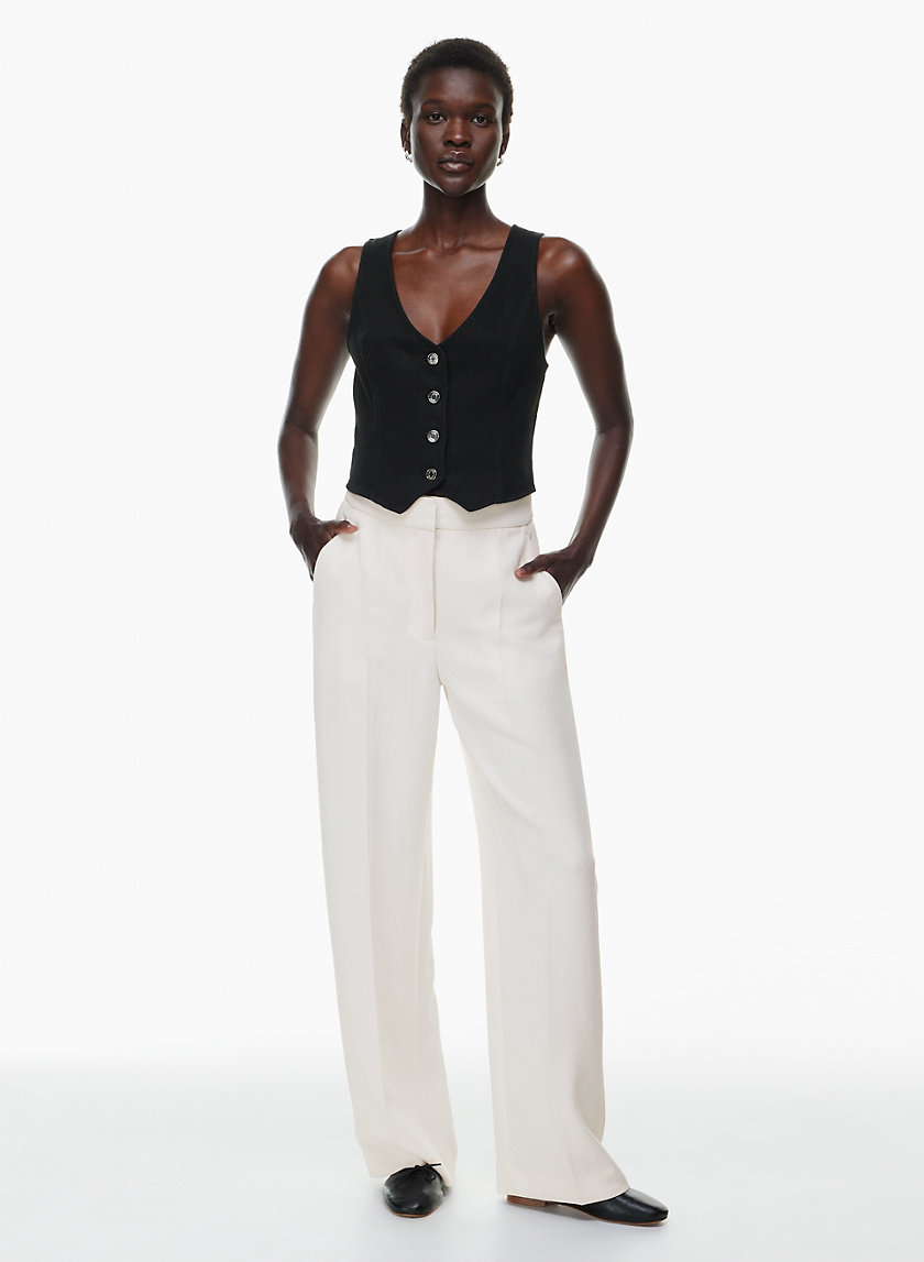 Tips For Styling Wide-Leg Cropped Pants - Kristy By The Sea  Cropped wide  leg jeans, Wide leg cropped pants, Crop dress pants