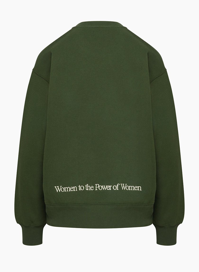 Woman Within Green Sweatshirt Size 18 (Plus) - 64% off