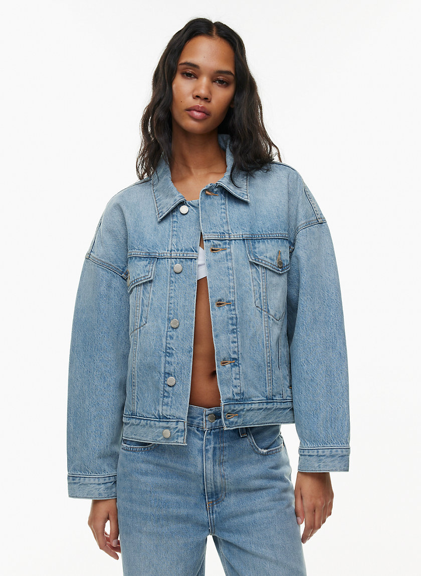 Denim Forum THE ALI VINTAGE DENIM JACKET | Aritzia US