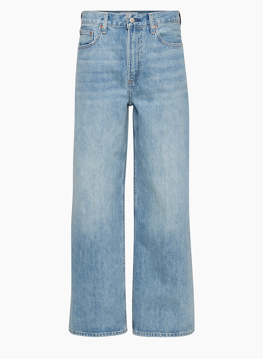 90s Baggy Ultra High Waist Jeans - Light denim blue - Ladies