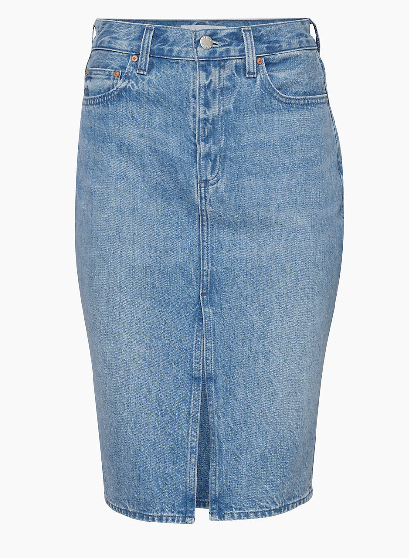 Denim shop skirt pencil