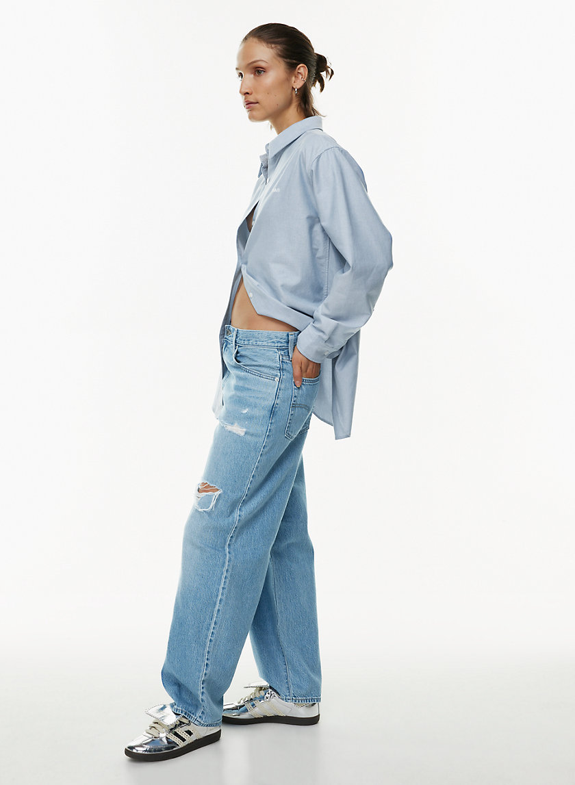 Levi's Baggy Dad Jeans in Barely Freezing • Shop American Threads Women's  Trendy Online Boutique – americanthreads