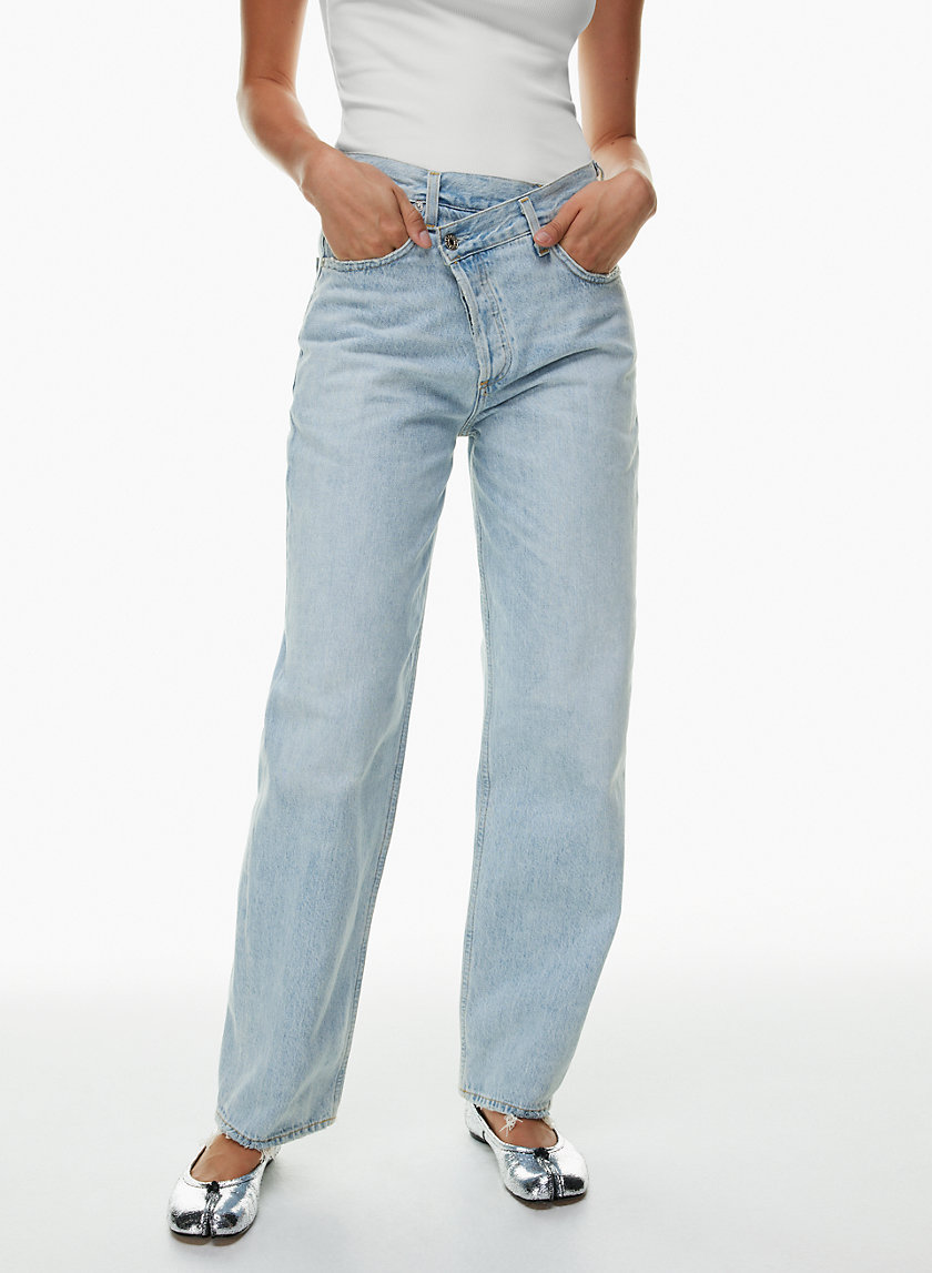 AGOLDE Criss Cross High-Rise Full Length Upsized Jeans Review 
