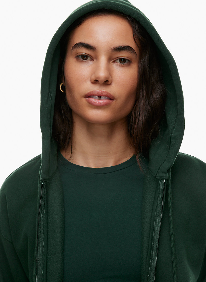 Sweatfleece COZY FLEECE BOYFRIEND ZIP HOODIE | Aritzia US