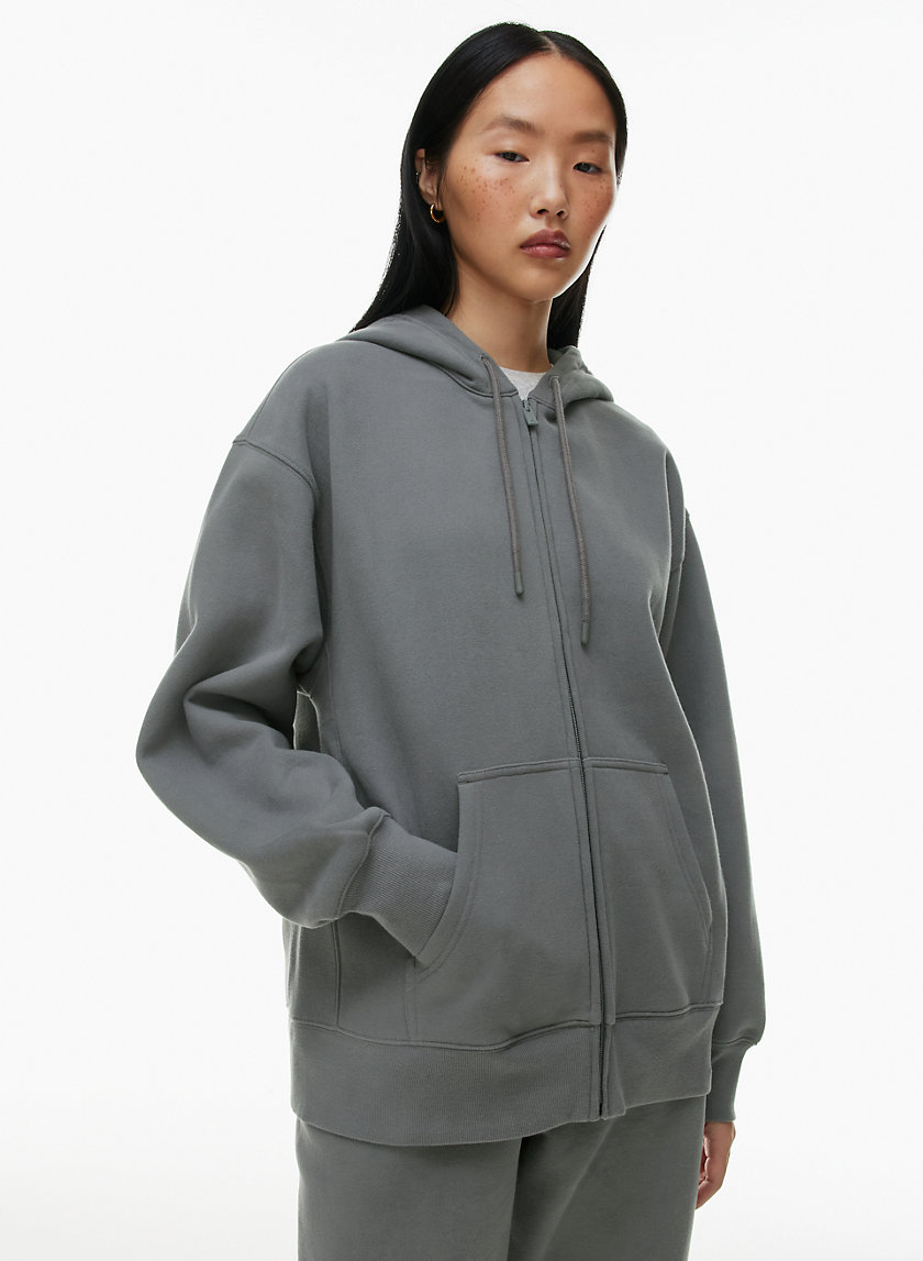 Sweatfleece COZY FLEECE BOYFRIEND ZIP HOODIE | Aritzia INTL