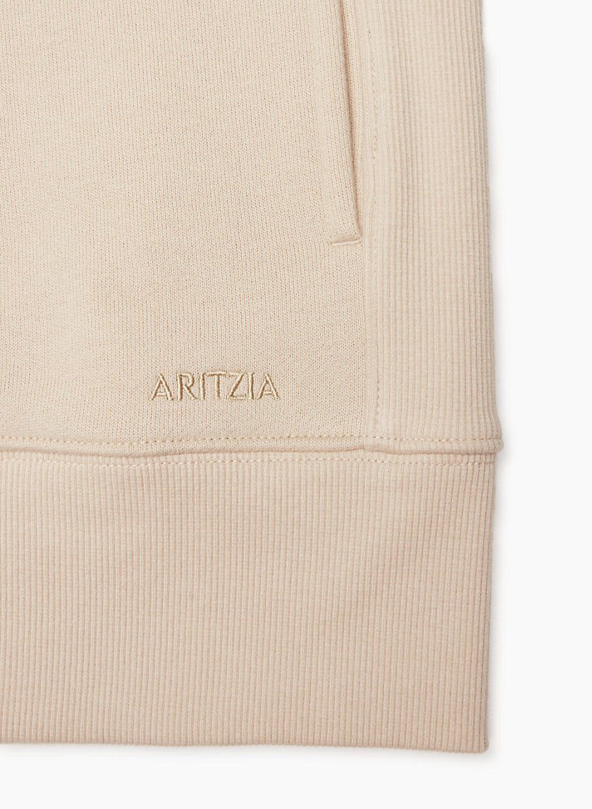 Aritzia COZY FLEECE BOYFRIEND 1/2 ZIP SWEATSHIRT