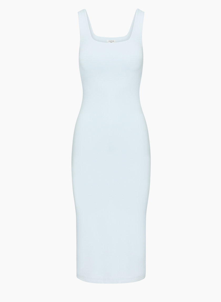 Aritzia CONTOUR SQUARENECK MIDI DRESS