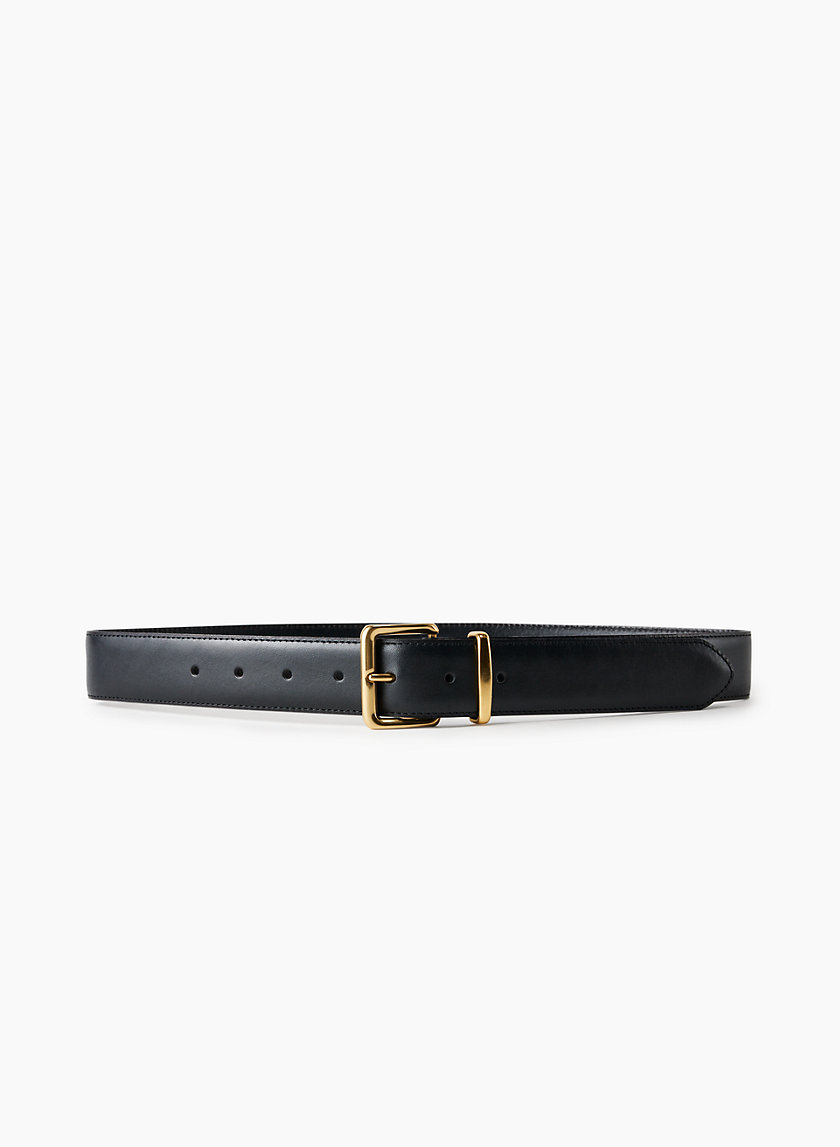 Aritzia EMBLEM SOLID BRASS LEATHER BELT