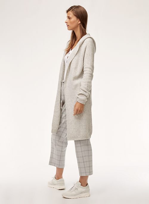 aritzia grey cardigan