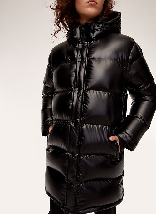 aritzia high gloss puffer