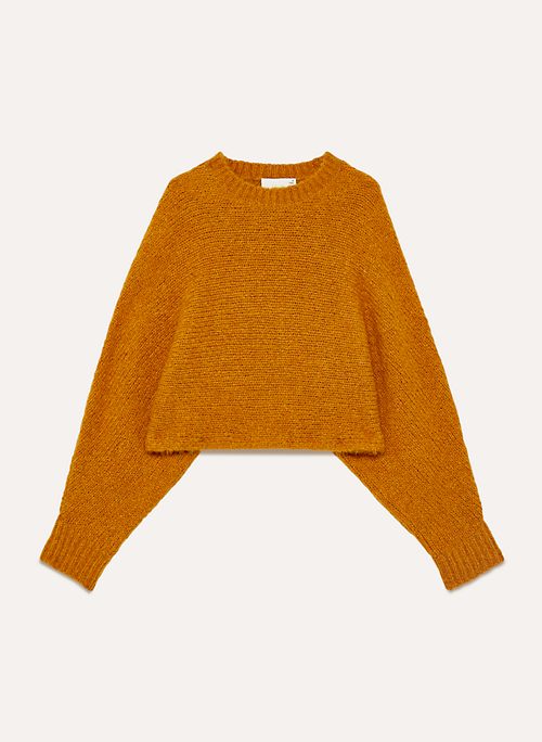 LOLAN SWEATER - Cropped, oversized, alpaca-blend sweater
