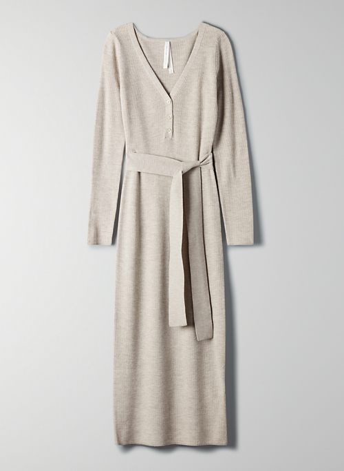 henley sweater dress