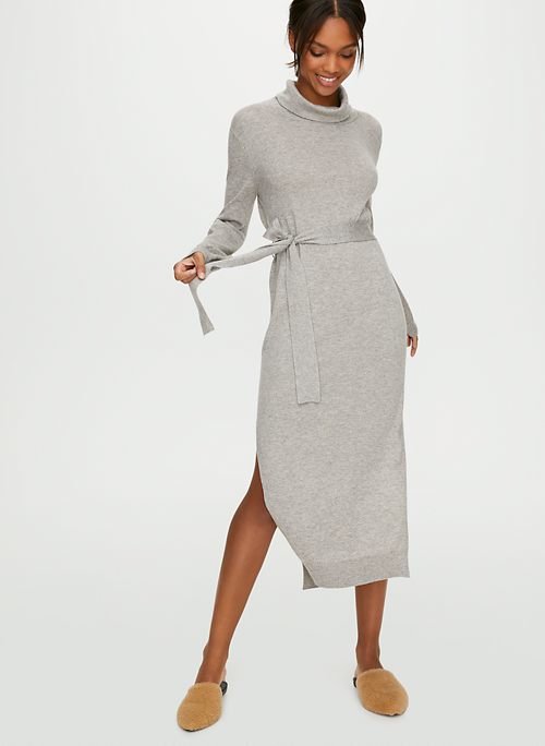 aritzia henley sweater dress
